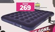 Camp Master Flocked Double Airbed & Pump