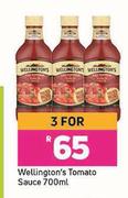 Wellington's Tomato Sauce-For 3 x 700ml