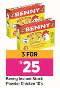Benny Instant Stock Powder Chicken-For 3 x 10's