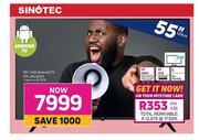 Sinotec 55" (139cm) UHD Android TV STL-55U20AT