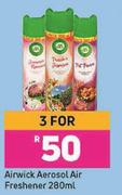 Airwick Aerosol Air Freshener-For 3 x 280ml