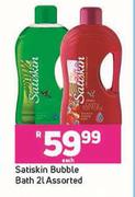 Satiskin Bubble Bath Assorted-2L Each