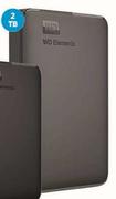 WD 2 TB Elements Hard Drive WDBU6Y0020BBK-WESN-Each