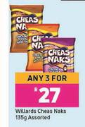 Willards Cheas Naks Assorted-For Any 3 x 135g