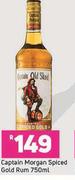 Captain Morgan Spiced Gold Rum-750ml