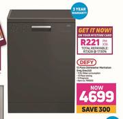 Defy 13 Place Dishwasher Manhattan (Grey) Ddw232