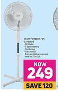 Logik 40cm Pedestal Fan LT-40P01