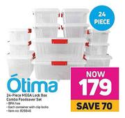 Otima 24 Piece Mega Lock Box Combo Foodsaver Set