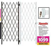 Xpanda Securador Gate (White/ Bronze) 820mm x 2000mm-Each