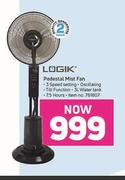 Logik Pedestal Mist Fan