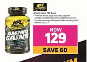 NPL Amino Gains 120 Caps