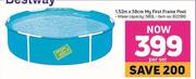 Bestway 1.52m x 38cm My First Frame Pool