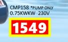 Aqua Water CMP158 Pump 0.75KWKW 230V