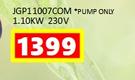 Aqua Water Pump 1.10KW 230V JGP11007COM 
