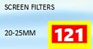 Azud Modular 100 Filters 130 Micron (Screen Filters) 20-25MM