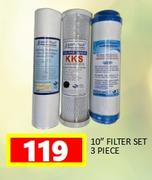 Aqua Win 10" Filter Set 3 Piece