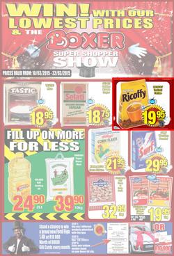 Boxer Super Store Gauteng (10 Mar - 22 Mar 2015), page 1