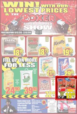Boxer Super Store Gauteng (10 Mar - 22 Mar 2015), page 1