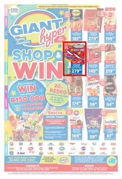 Giant Hyper : Shop & Win (16 August - 08 September 2024), page 1