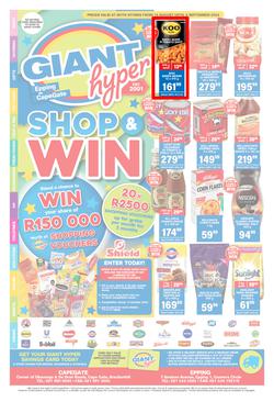 Giant Hyper : Shop & Win (16 August - 08 September 2024), page 1