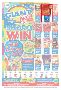 Giant Hyper : Shop & Win (16 August - 08 September 2024), page 1