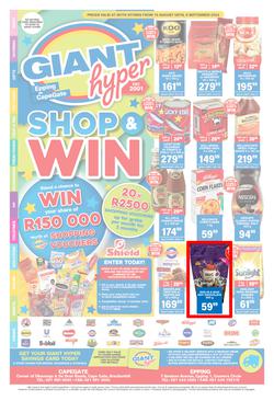 Giant Hyper : Shop & Win (16 August - 08 September 2024), page 1