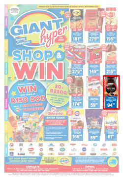 Giant Hyper : Shop & Win (16 August - 08 September 2024), page 1