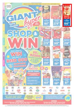 Giant Hyper : Shop & Win (16 August - 08 September 2024), page 1