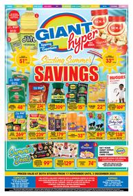 Giant Hyper : Sizzling Summer Savings (17 November - 03 December 2023 While Stocks Last)