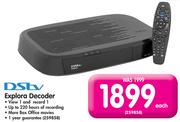 DSTv Explora Decoder