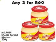 Melrose Cheese Spread(All Variants)-3x250g