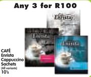 Cafe Enrista Cappuccino Sachets(All Variants)-3x10's