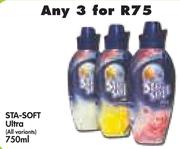 Sta-Soft Ultra(All Variants)-3x750ml