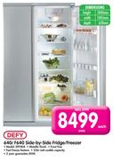 Defy 640L F640 Side-By-Side Fridge/Freezer Dff404- Each