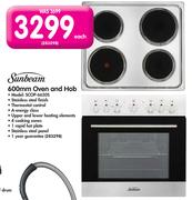 Sunbeam 600Mm Oven And Hob SCOP-6650S- Each
