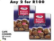 Romeo Delight Cape Cookies-2 x 1Kg