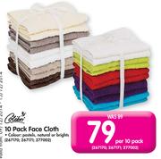 Colibri 10 Pack face Cloth-Per 10 Pack