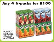 Purejoy Fruit Juice (All Variants)-6x200ml