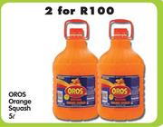 Oros Orange Squash-2x5L