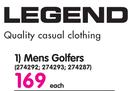 Legend Mens Golfers