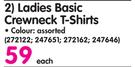 Legend Ladies Basic Crewneck T-Shirts