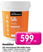 Homestead 20L Silk Walls Paint