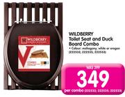 Wildberry Toilet Seat And Duck Board Combo- Per Combo