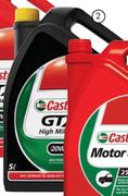 Castrol 5L GTX High Mileage Oil 20W50- Each