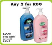 Radox Body Wash (All Variants)-2x750ml
