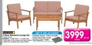 Terrace Leisure 4 Piece Maryland Lounge Set-Per Set