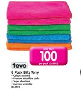 Tevo 8 Pack Litz Terry-Per Pack