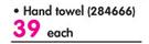 Glodina Crepe Stripe Hand Towel-Each