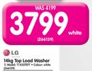 LG 14Kg White Top Load Washer T1450TEFT-Each