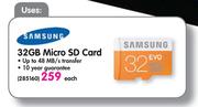 Samsung 32GB Micro SD Card